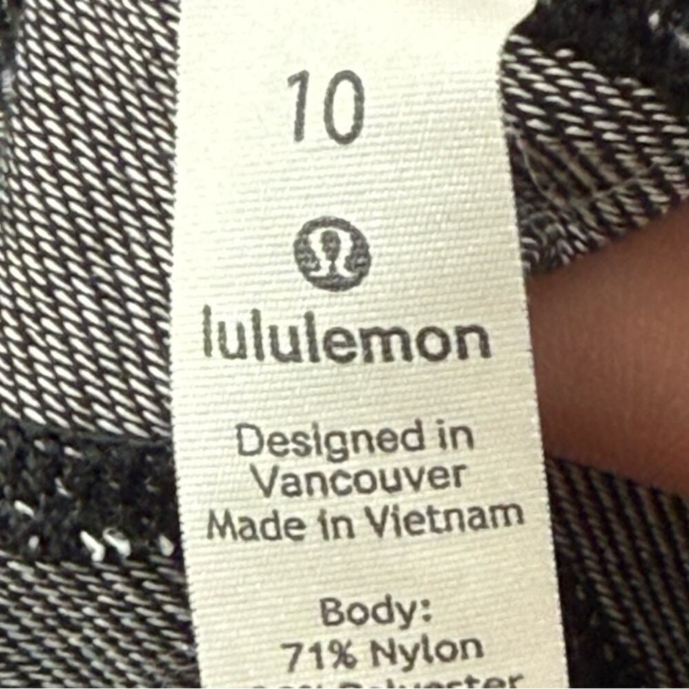 Lululemon Scenic Route 7/8 Activewear Pocket Leggings 25" Black Size 10 - Picture 14 of 16
